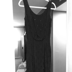 Black soirée dress